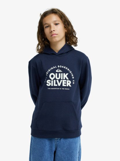 Quiksilver Fundamental Ride Boys Hoodie in Dark Navy