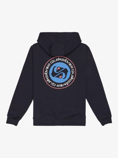 Quiksilver Graphic Boys Hoodie in Dark Navy