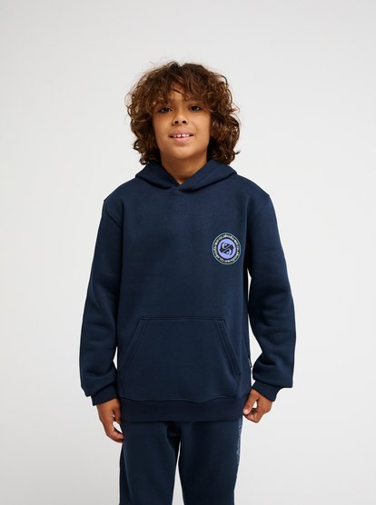 Quiksilver Graphic Boys Blue Hoodie