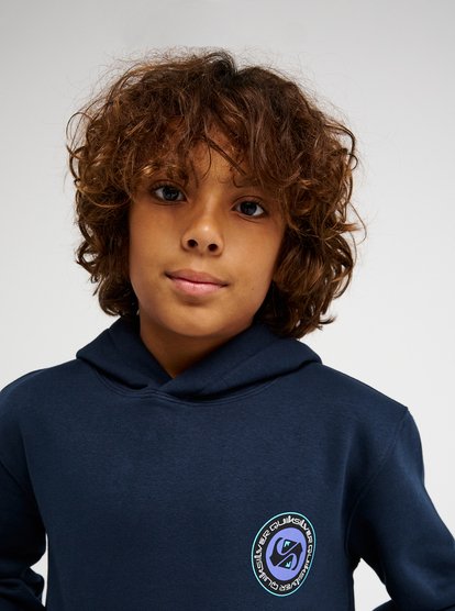 Quiksilver Graphic Boys Blue Hoodie