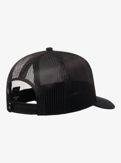 Quiksilver Decades Cotton Boys Trucker Cap in Black