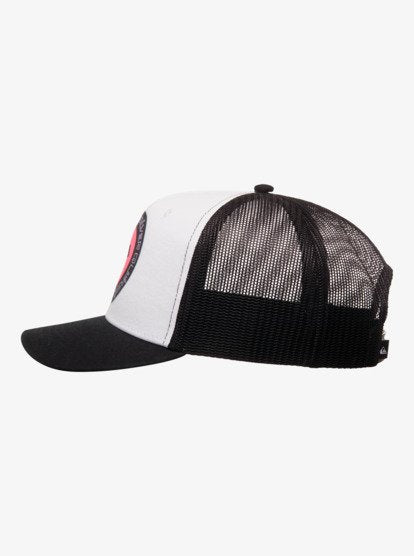 Quiksilver Decades Cotton Boys Trucker Cap in Black