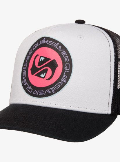 Quiksilver Decades Cotton Boys Trucker Cap in Black