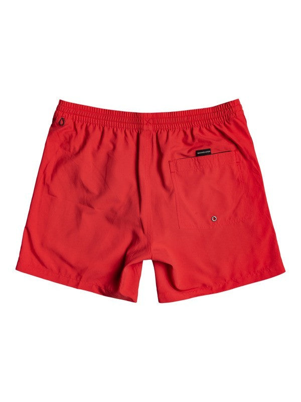 Quiksilver Everyday 13" Boys Swim Shorts in High Risk Red