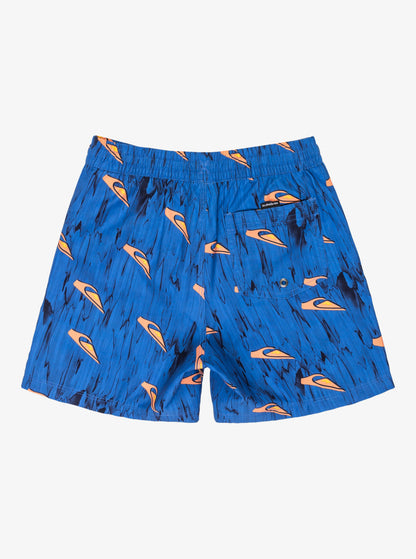 Quiksilver Next Gen 12" Boys Swim Shorts in Estate Blue Roots