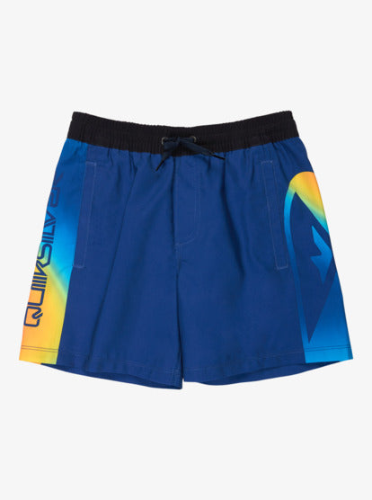 Quiksilver Everyday Holmes Volley 16" Boys Swim Shorts in Monaco Blue Holmes