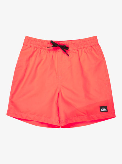 Quiksilver Everyday Volley 14" Boys Swim Shorts in Bright Pink
