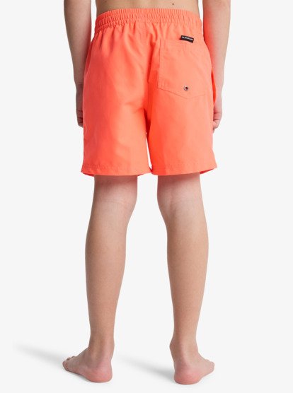 Quiksilver Everyday Volley 14" Boys Swim Shorts in Bright Pink