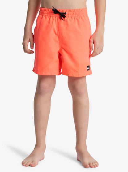 Quiksilver Everyday Volley 14" Boys Swim Shorts in Bright Pink