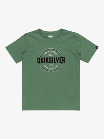 Quiksilver Circle Up Boys T-Shirt in Frosty Spruce