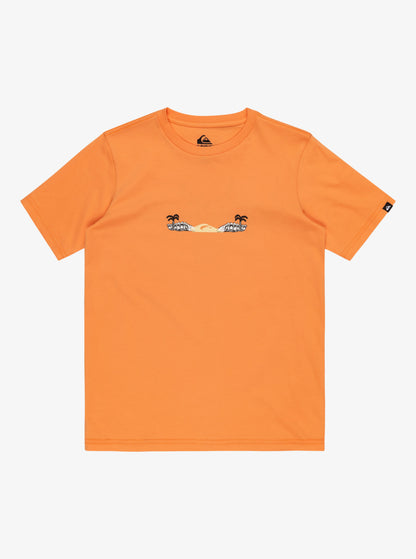 Quiksilver Surf Core Boys T-Shirt in Tangerine
