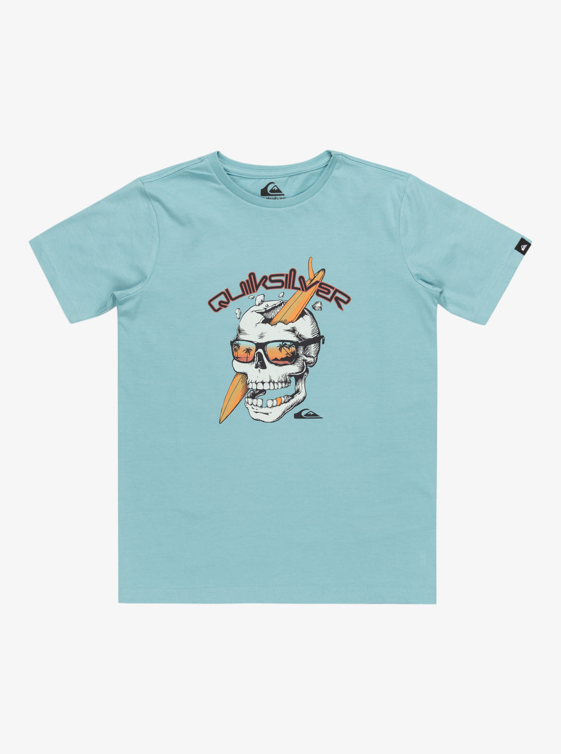 Quiksilver One Last Surf T-Shirt in Aqua