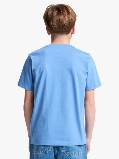 Quiksilver Starfish Stamp Boys T-Shirt in Riviera