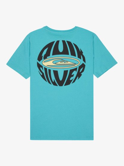 Quiksilver Quik Globe Boys T-Shirt in Aqua