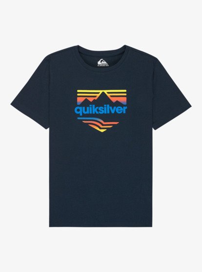 Quiksilver Horizon Fade Boys T-Shirt in Dark Navy