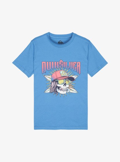 Quiksilver Sound On Boys T-Shirt in Riviera