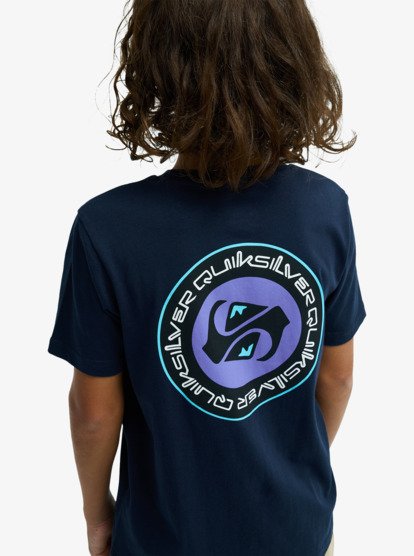 Quiksilver EV Duality Boys T-Shirt in Dark Navy