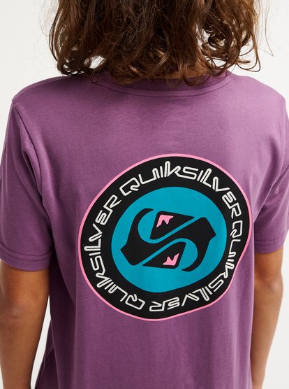 Quiksilver EV Duality Boys T-Shirt in Grape Jam