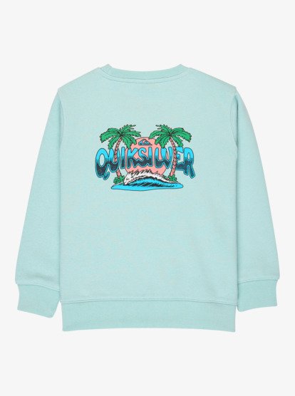 Quiksilver Graphic Infant Crew Sweat in Blue Haze