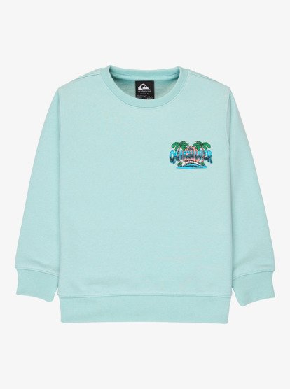 Quiksilver Graphic Infant Crew Sweat in Blue Haze