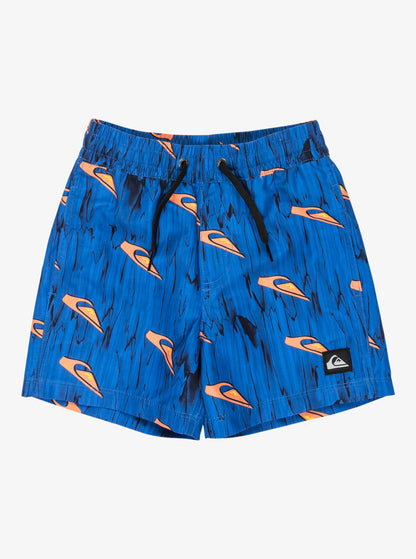 Quiksilver Next Gen 12" Boys Swim Shorts in Estate Blue Roots