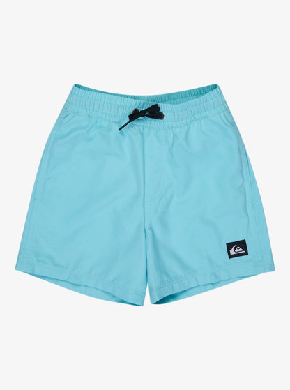 Quiksilver Everyday Solid 12" Boys Swim Shorts in Aqua Sky