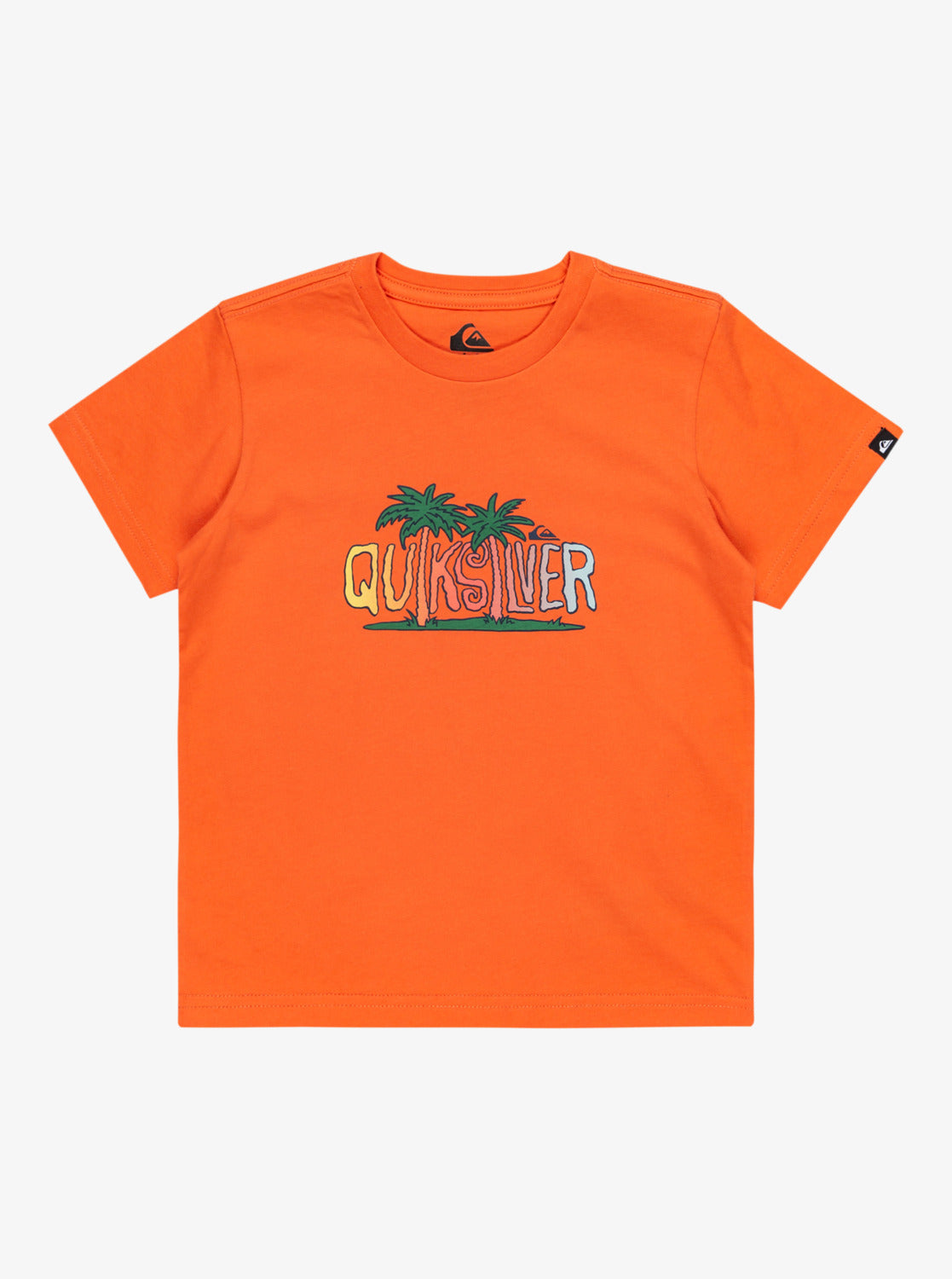Quiksilver Sunny Palms Boys T-Shirt in Tigerlily