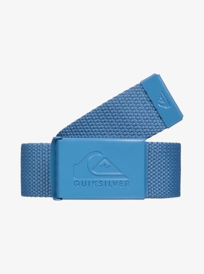 Quiksilver Principle Schwack Cotton Webbing Belt in Quiet Harbour