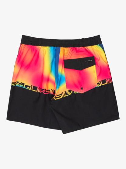 Quiksilver Everyday 16" Swim Shorts in Black Wordblock