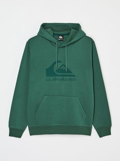 Quiksilver Comp Logo Hoodie in Forest