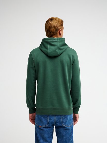 Quiksilver Comp Logo Hoodie in Forest