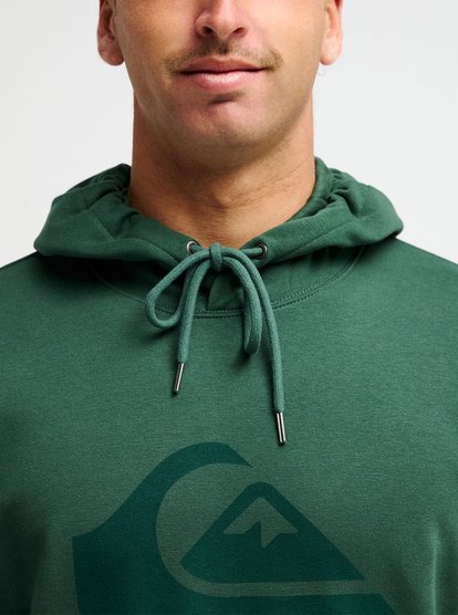 Quiksilver Comp Logo Hoodie in Forest