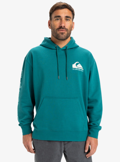 Quiksilver Omni Logo Hoodie in Teal Green