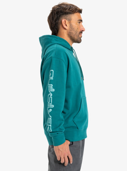 Quiksilver Omni Logo Hoodie in Teal Green