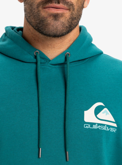 Quiksilver Omni Logo Hoodie in Teal Green
