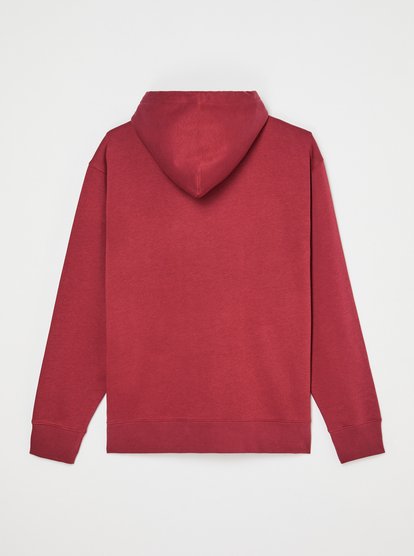 Quiksilver Salt Water Hoodie in Oxblood Red