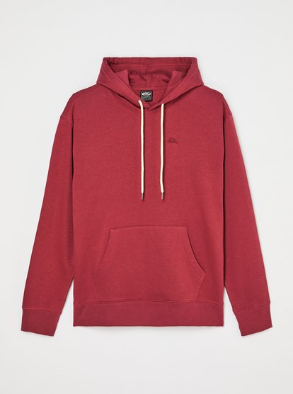 Quiksilver Salt Water Hoodie in Oxblood Red