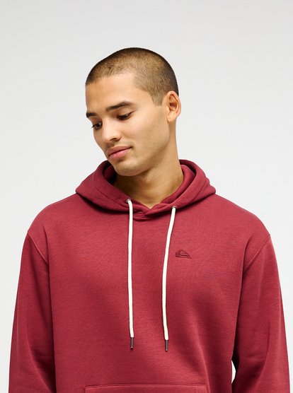 Quiksilver Salt Water Hoodie in Oxblood Red