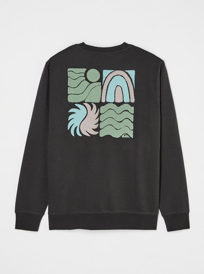 Quiksilver Vibes Sweatshirt in Tarmac