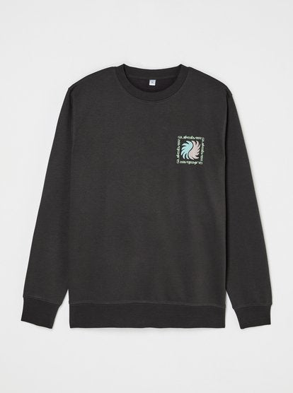 Quiksilver Vibes Sweatshirt in Tarmac