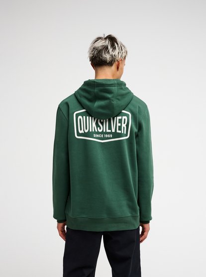 Quiksilver Surf Garage Hoodie in Forest