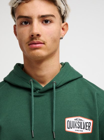 Quiksilver Surf Garage Hoodie in Forest