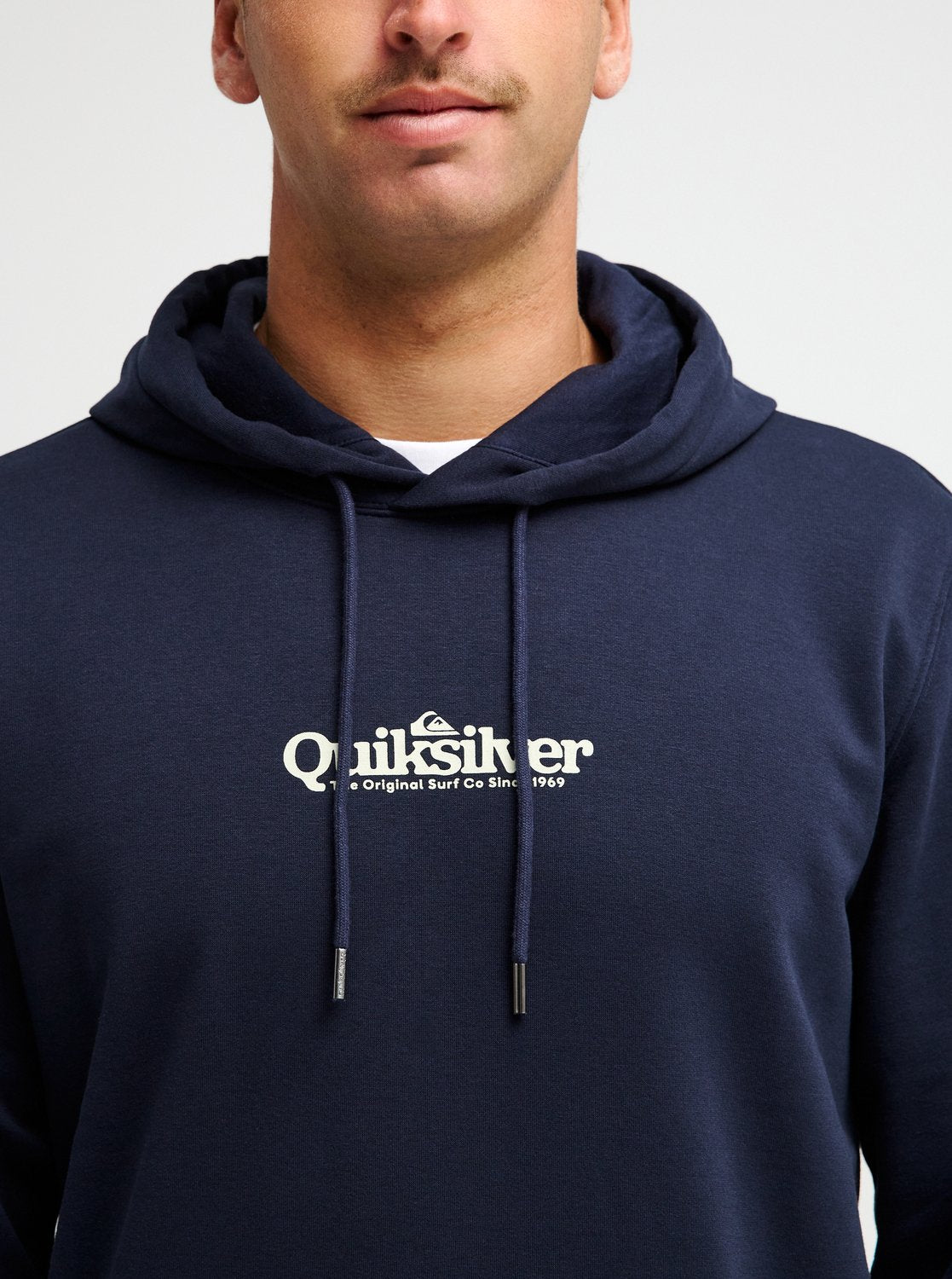 Quiksilver Fineline Hoodie in Dark Navy
