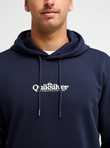 Quiksilver Fineline Hoodie in Dark Navy
