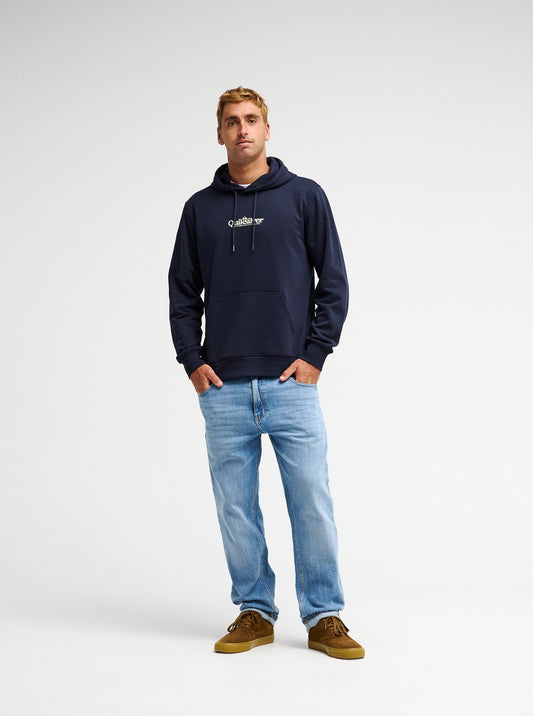 Quiksilver Fineline Hoodie in Dark Navy