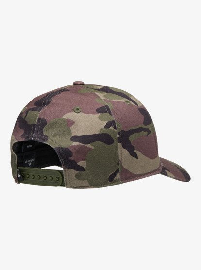 Quiksilver Decades Camo Snapback Cap in Camo Print Crucial Battle