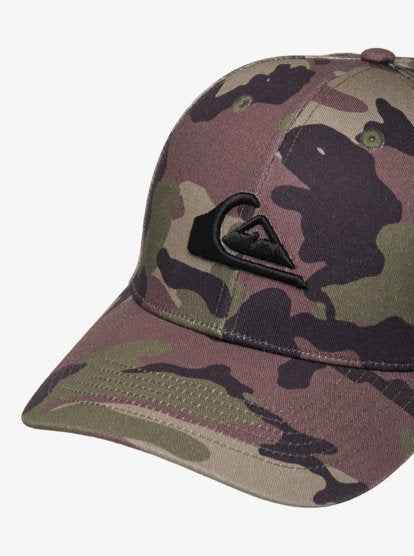 Quiksilver Decades Camo Snapback Cap in Camo Print Crucial Battle