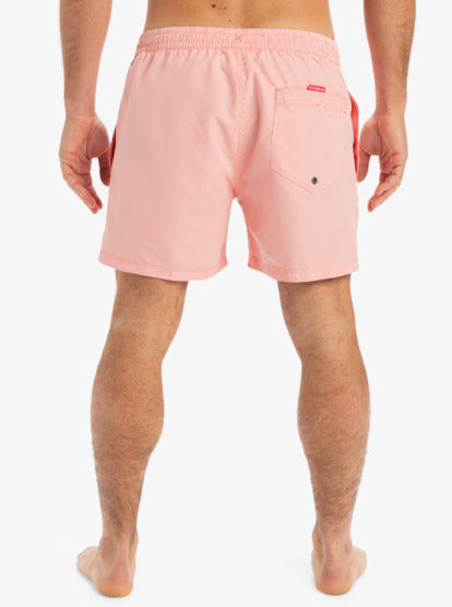 Quiksilver Everyday Deluxe 15" Swim Shorts in Fiery Coral