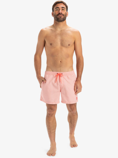 Quiksilver Everyday Deluxe 15" Swim Shorts in Fiery Coral