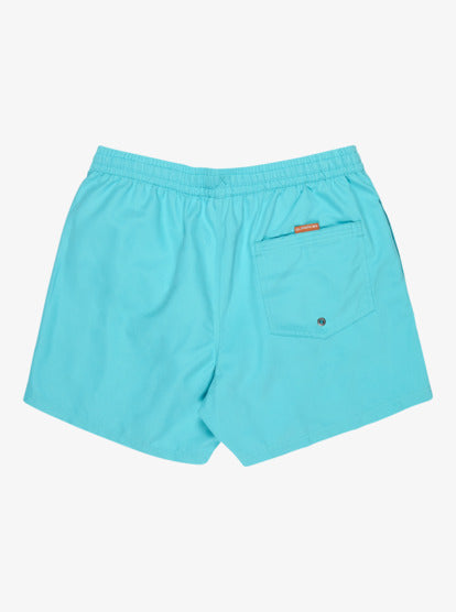 Quiksilver Everyday Solid Volley 15" Swim Shorts in Aqua